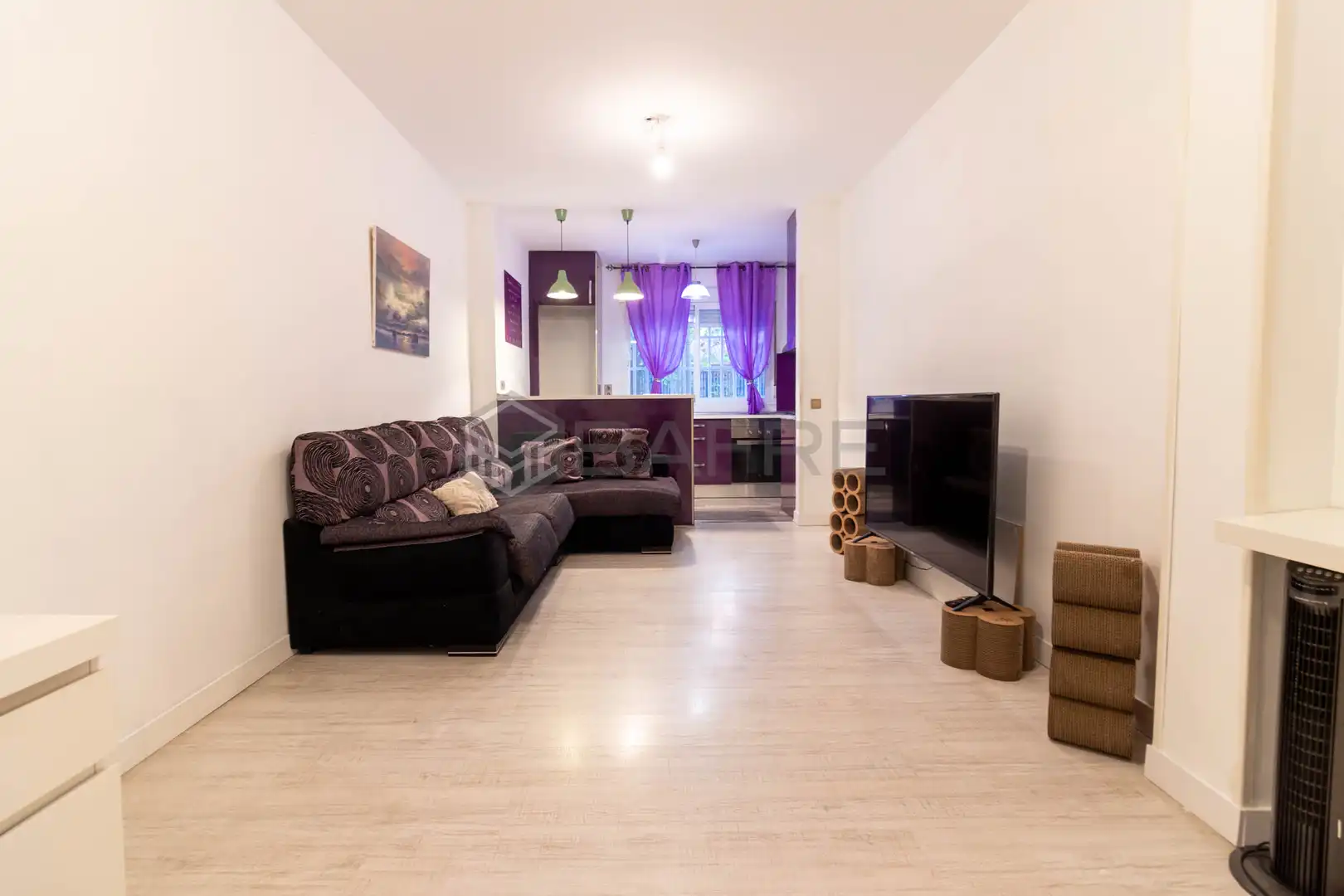 Sala d'estar de Pis en venda en Madrid amb Calefacció, Jardí privat i Terrassa