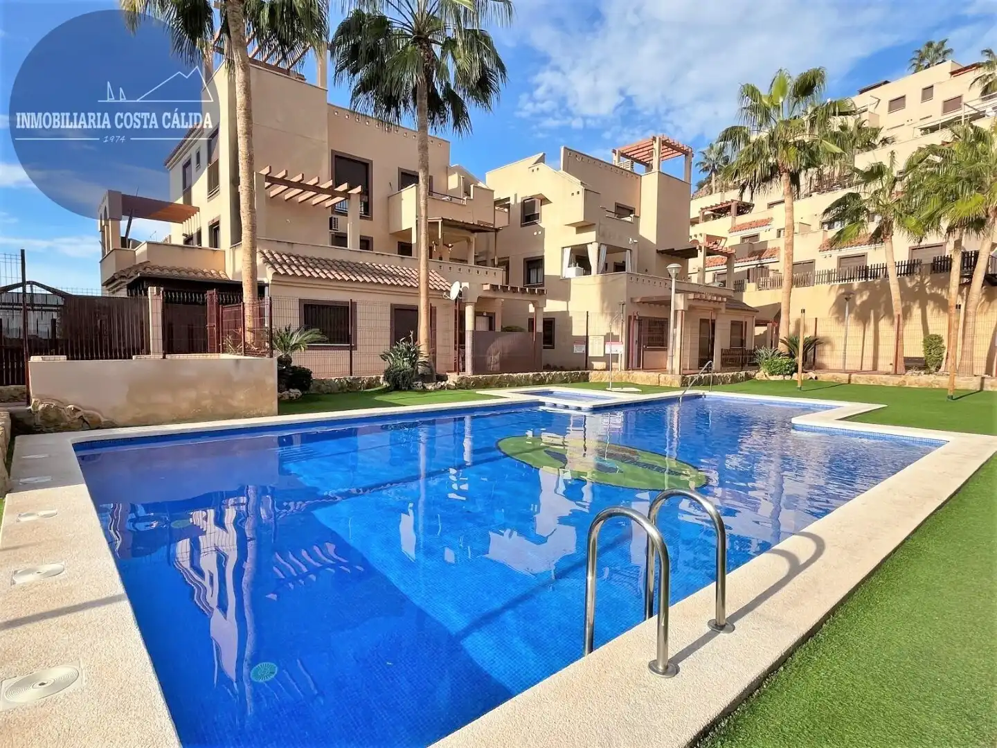 Swimming pool of Apartments for sale in Águilas  with Air Conditioner, Heating and Private garden