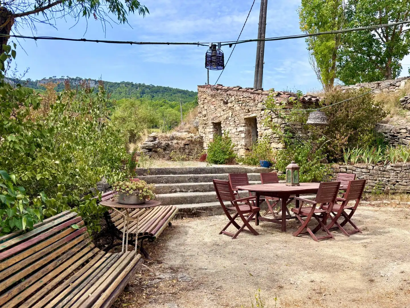 Terrace of Country homes for sale in Querol  with Heating, Terrace and Swimming Pool