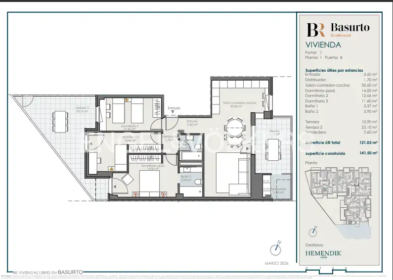 Piso en venta en Bilbao  con Calefacción, Terraza y Trastero