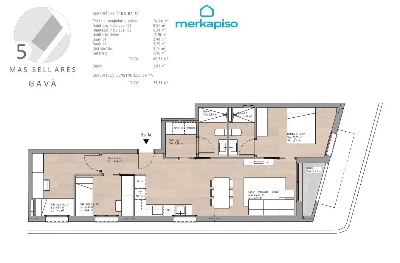 Piso en venta en Gavà