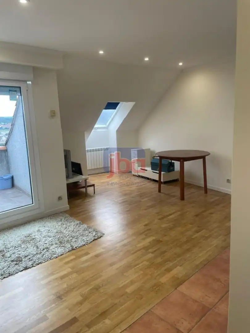 Living room of Attic for rent in Ourense Capital   with Heating, Terrace and Storage room