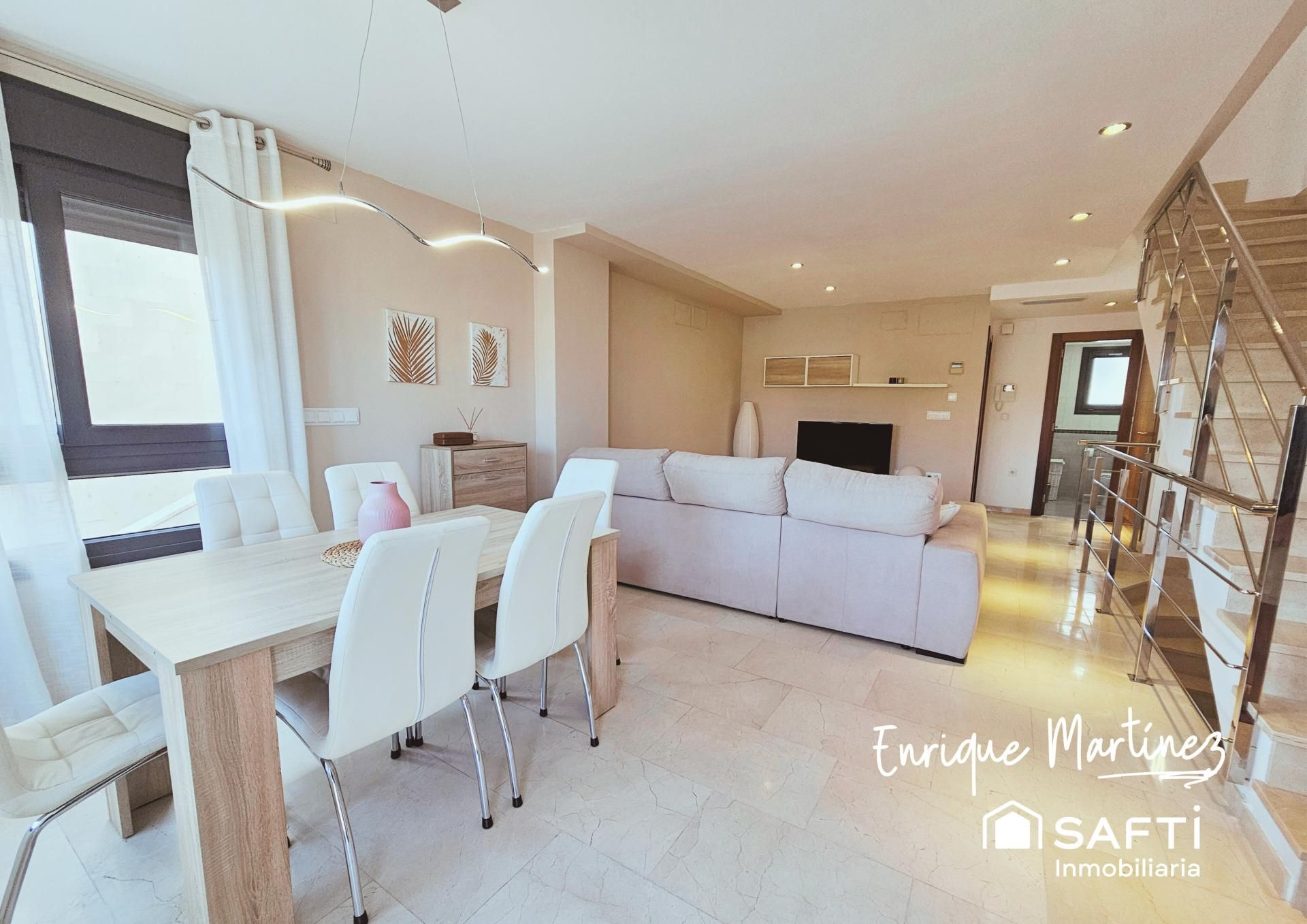 Living room of Single-family semi-detached to rent in Calpe / Calp  with Air Conditioner, Heating and Terrace