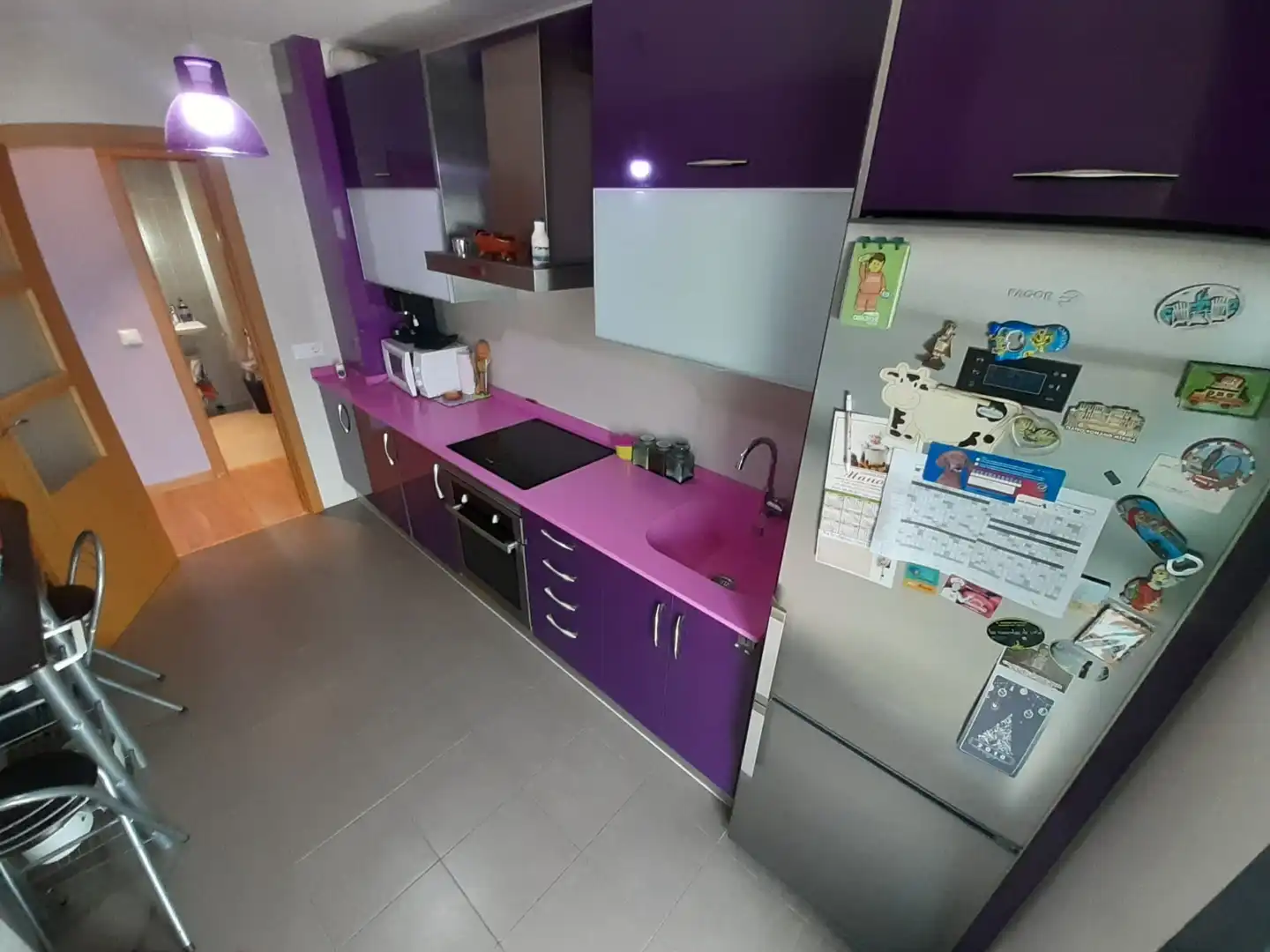 Cocina de Apartamento en venta en Morales del Vino con Parquet y Piscina comunitaria