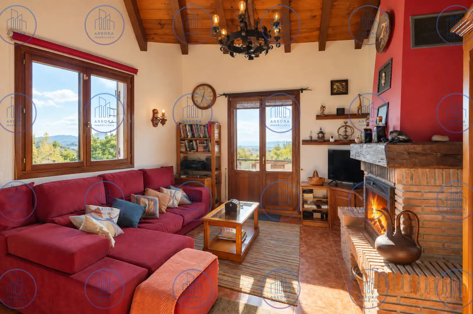 Sala d'estar de Casa o xalet en venda en Mutriku, Gipuzkoa