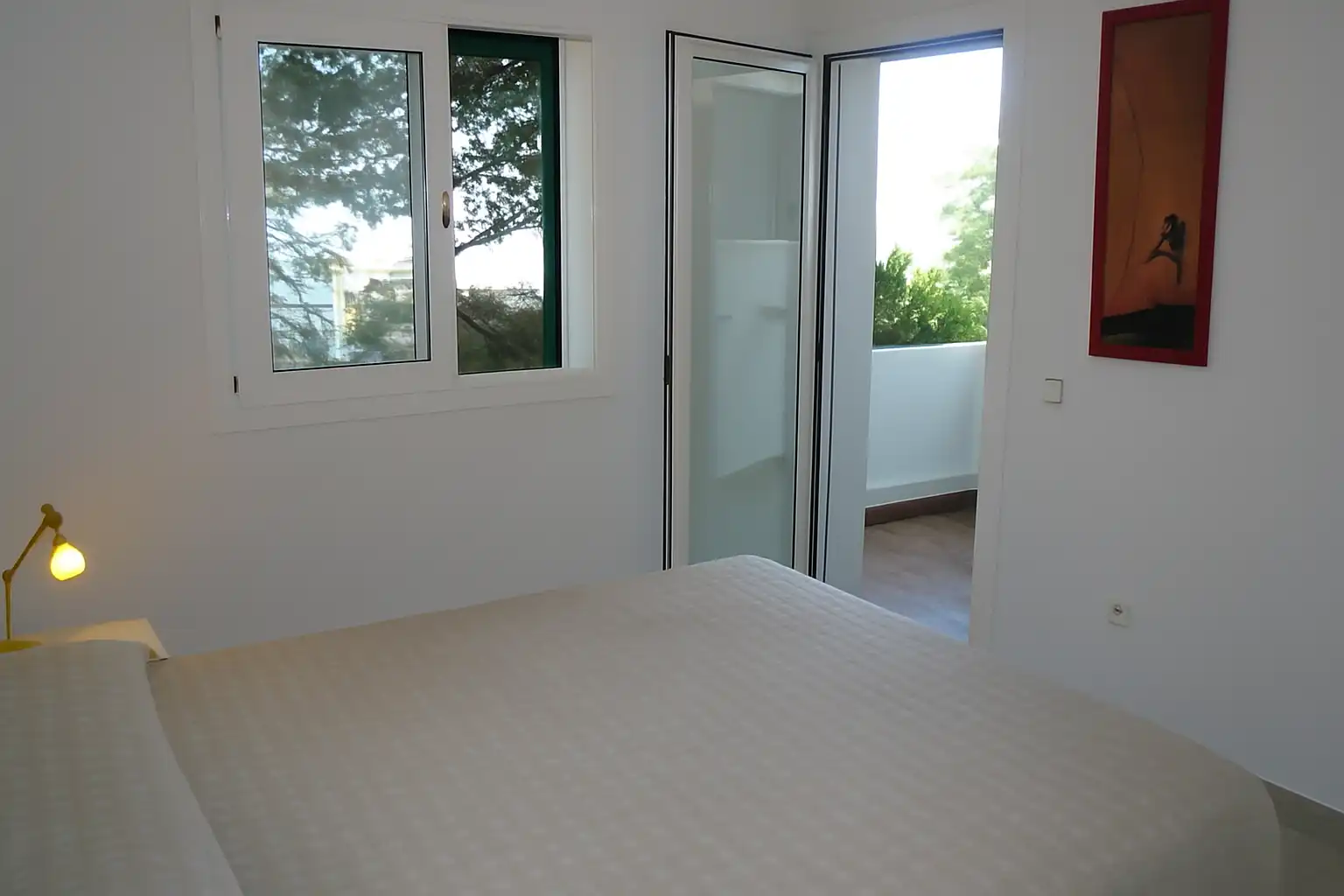 Bedroom of Flat for sale in Es Mercadal  with Air Conditioner, Private garden and Storage room