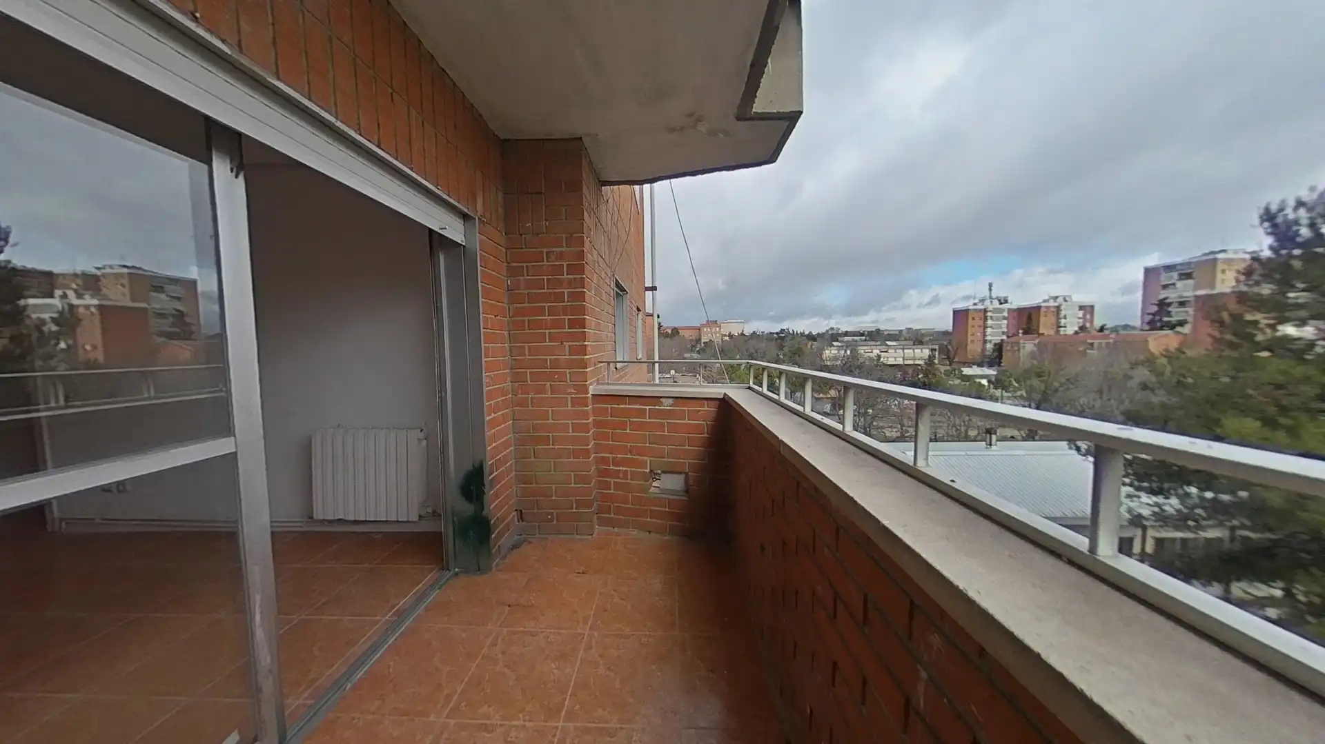 Balcony of Flat for sale in Madrid