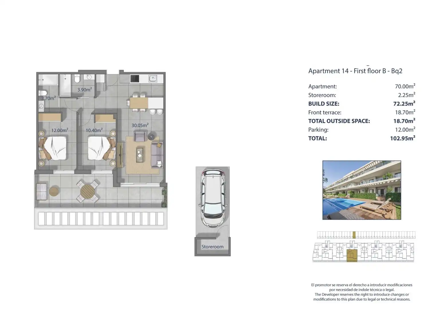 Apartament en venda en Los Alcázares amb Terrassa, Traster i Piscina comunitària