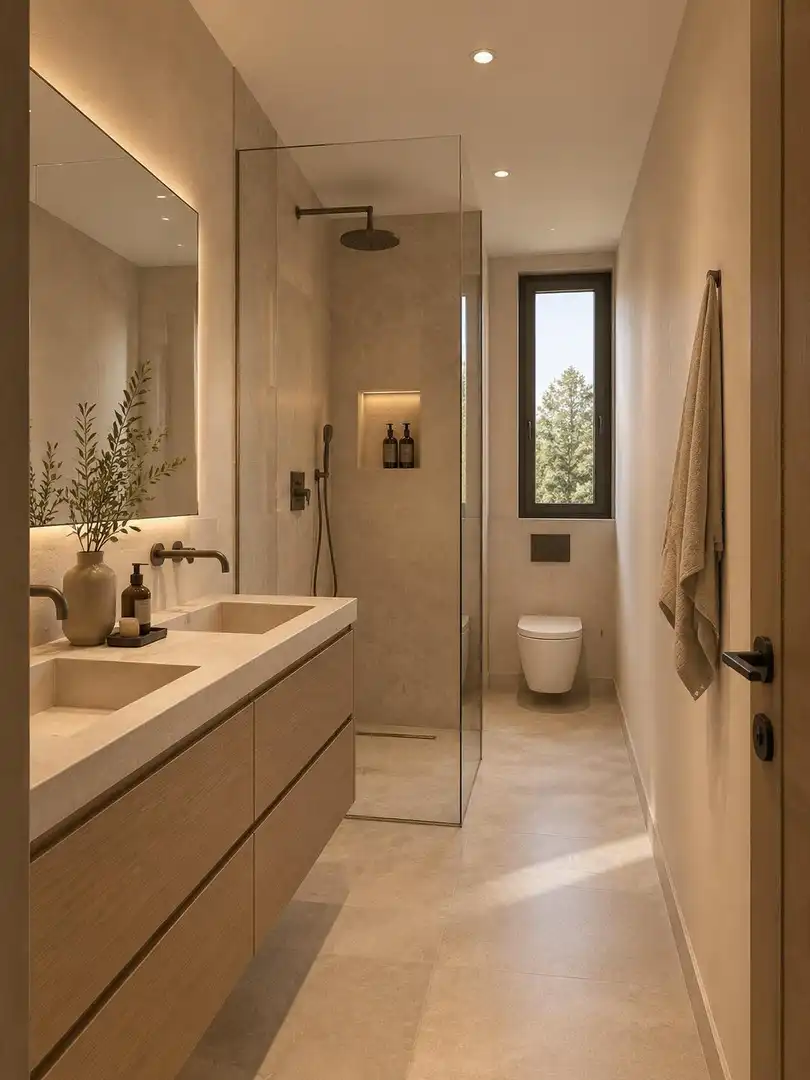 Baño de Casa o chalet en venta en Sant Cugat del Vallès con Aire acondicionado, Calefacción y Jardín privado