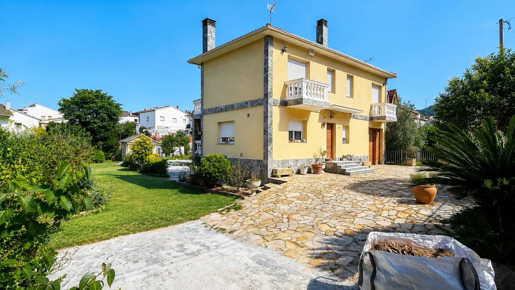 Vista exterior de Casa o chalet en venta en Vacarisses con Calefacción, Jardín privado y Balcón