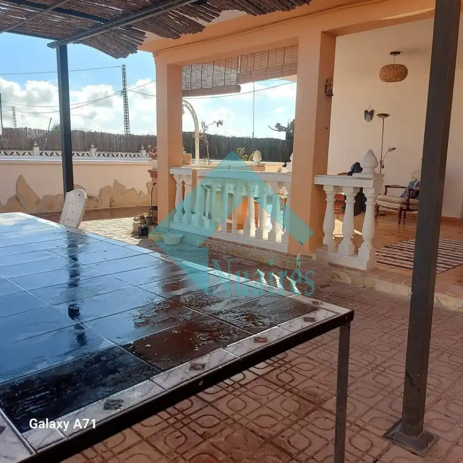 Terrace of Houses for rent in Castellón de la Plana / Castelló de la Plana  with Air Conditioner, Private garden and Terrace