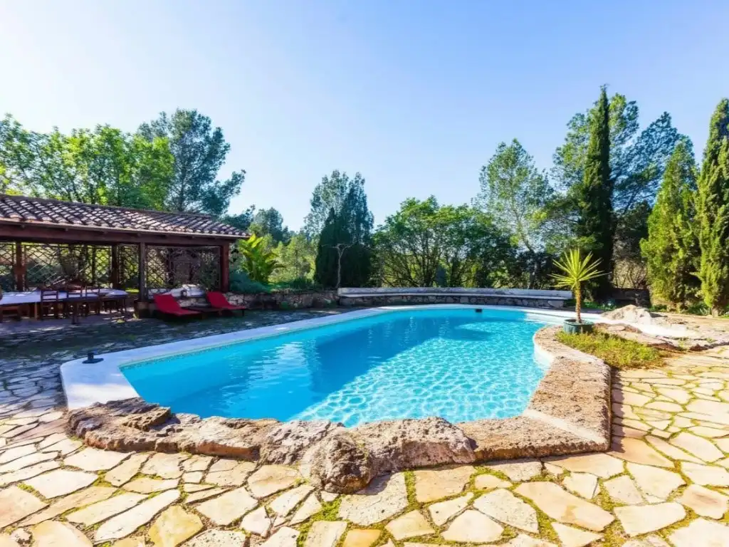 Piscina de Casa o xalet en venda en Borriol