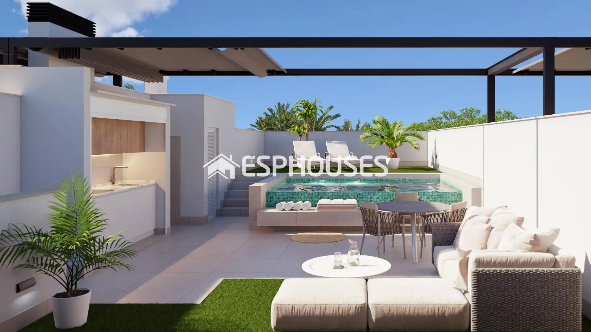 Bungalow with terrace for sale in Pilar de la Horadada ciudad, imagen 13
