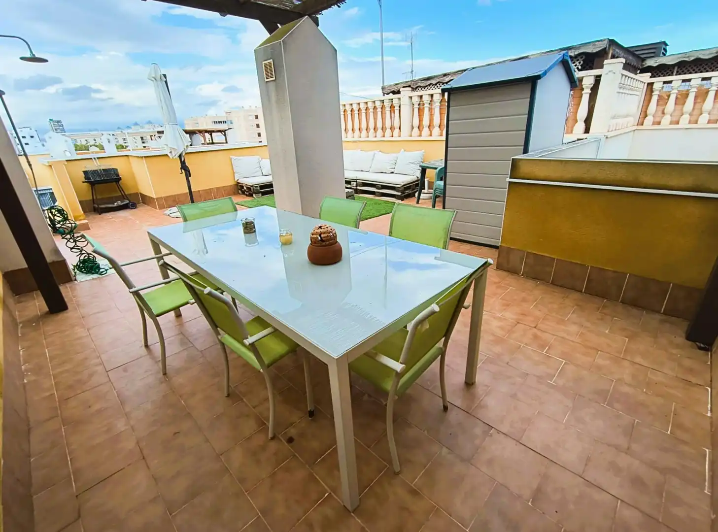Terrassa de Casa o xalet en venda en Elche / Elx amb Aire condicionat, Jardí privat i Terrassa
