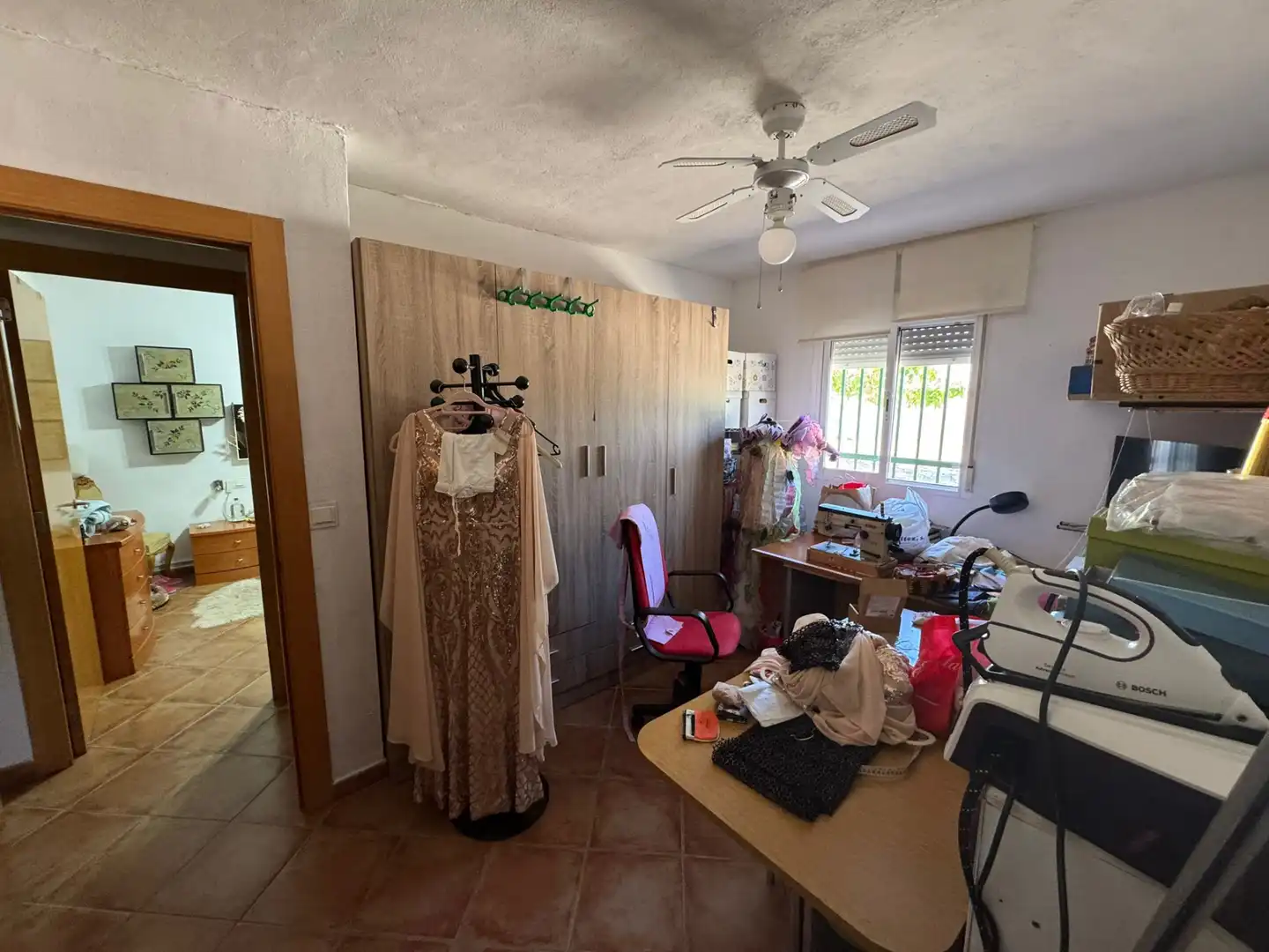 Habitación de Casa o chalet en venta en Onil con Aire acondicionado, Jardín privado y Piscina