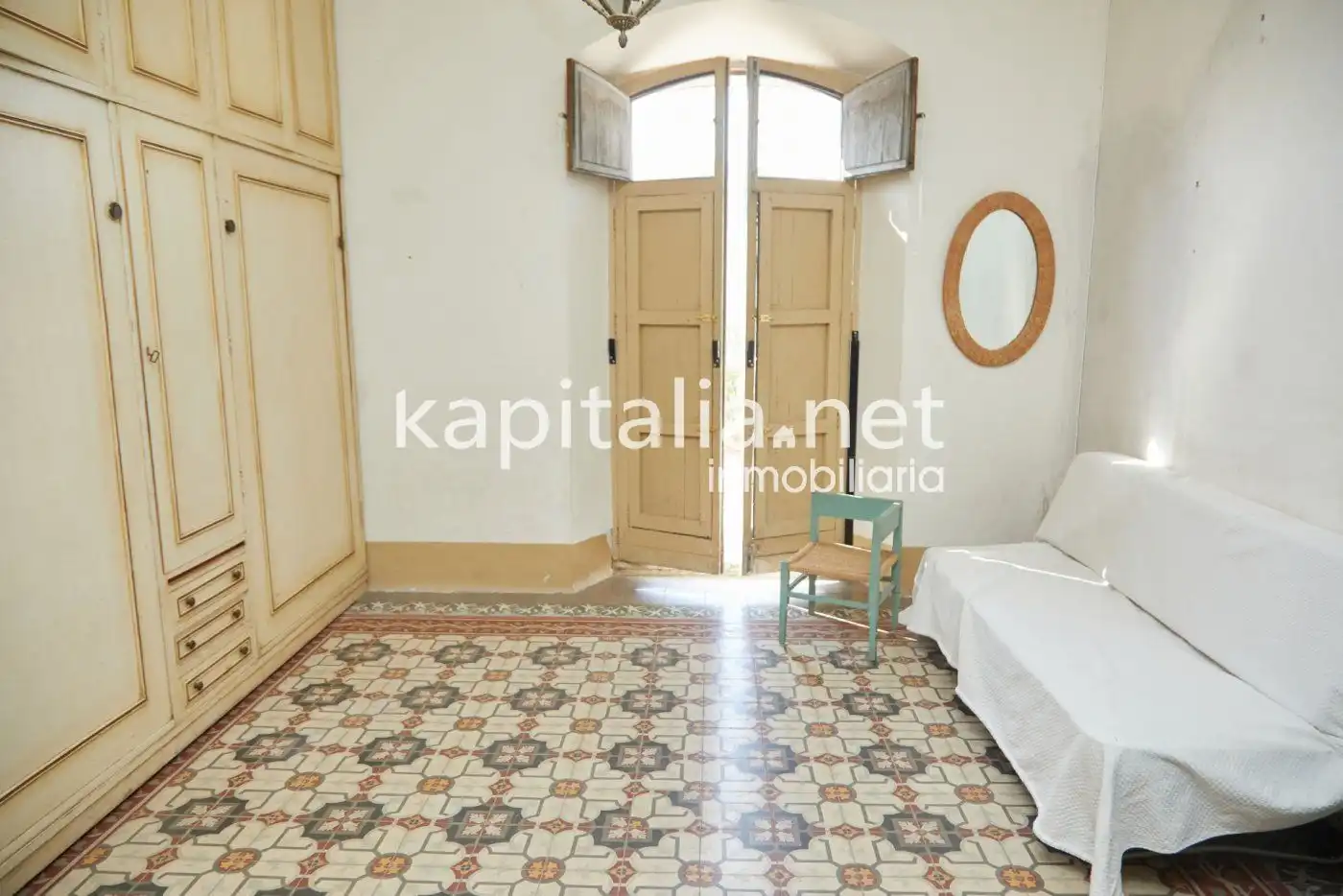 Schlafzimmer von Country house zum Verkauf in Bocairent mit Privatgarten, Terrasse und Balkon