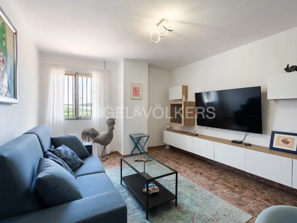 Sala d'estar de Casa o xalet en venda en Alberic amb Aire condicionat, Calefacció i Jardí privat