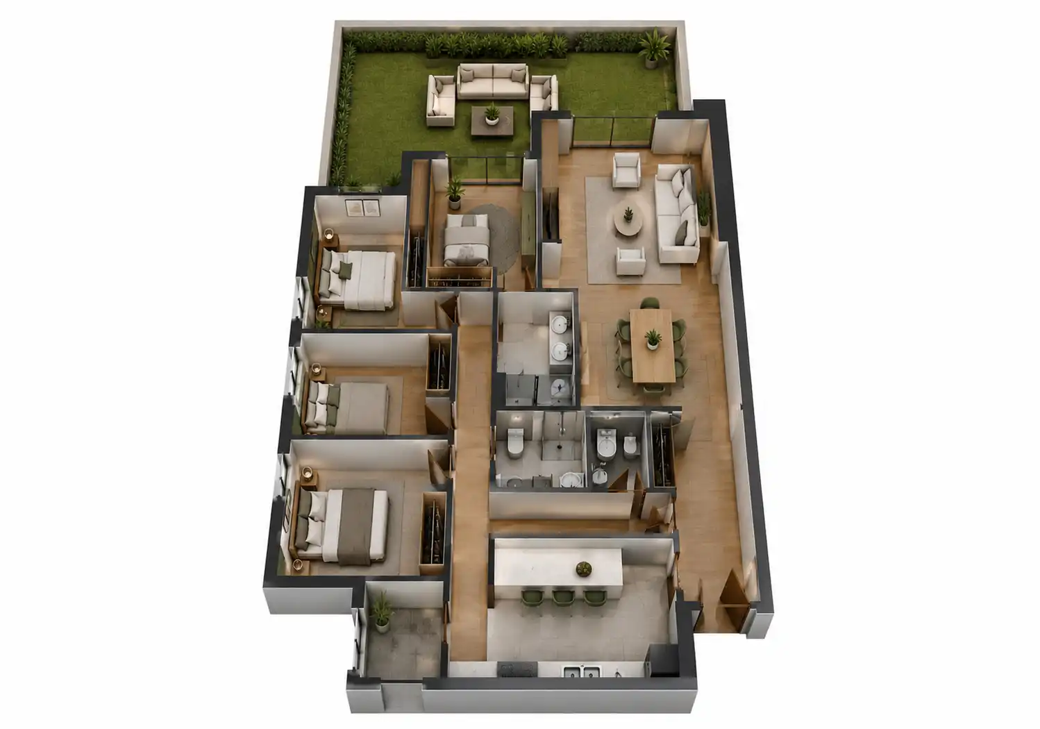 Piso en venta en Las Rozas de Madrid con Aire acondicionado, Calefacción y Jardín privado