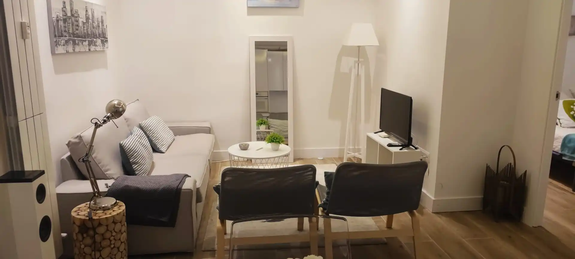 Sala de estar de Piso de alquiler en Madrid con Calefacción