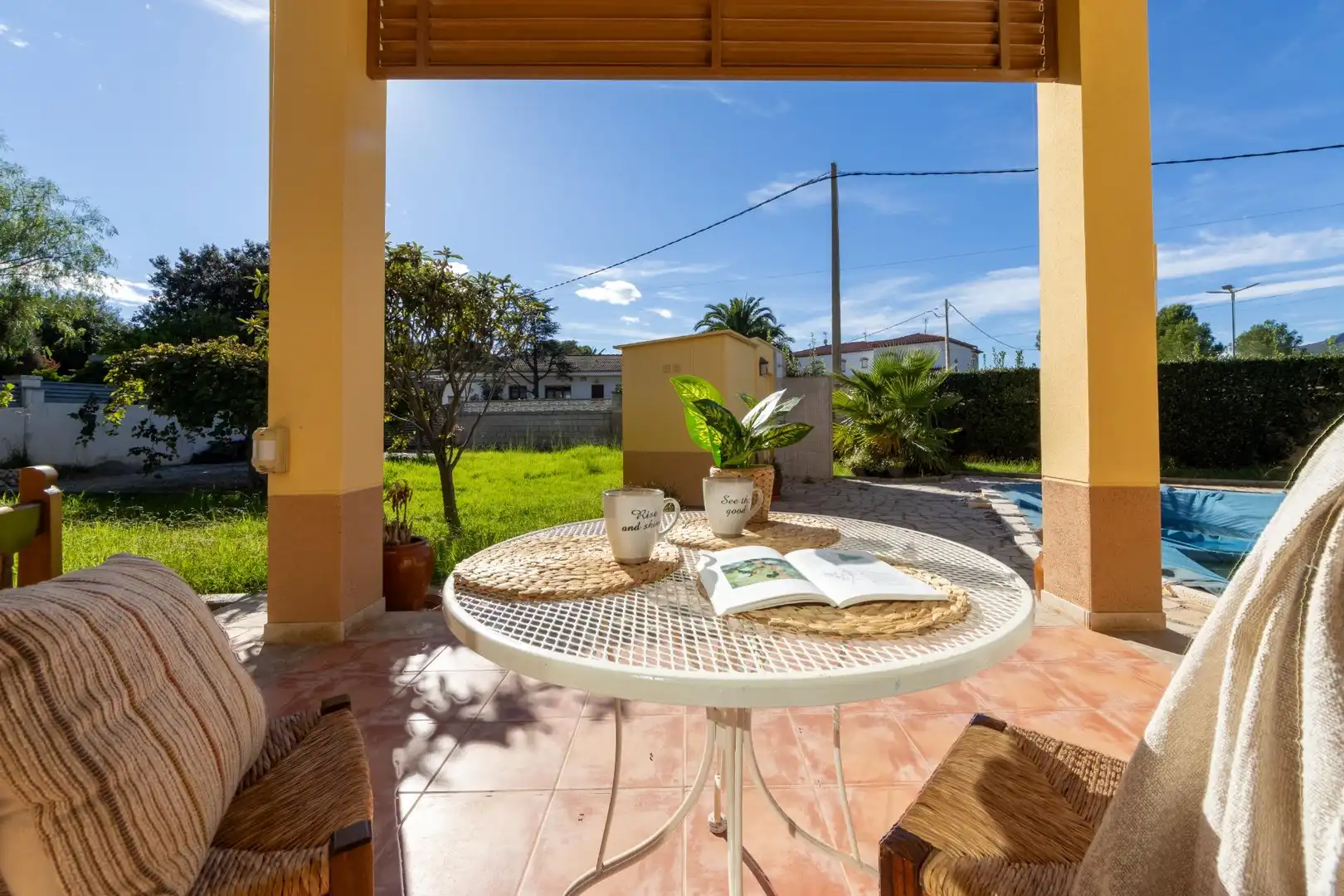 Terrassa de Casa o xalet en venda en Mont-roig del Camp amb Calefacció, Jardí privat i Terrassa