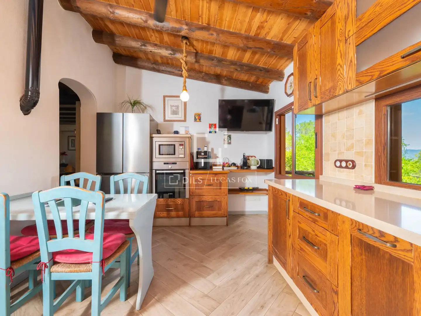 Cuina de Casa o xalet en venda en Sant Antoni de Portmany amb Aire condicionat, Calefacció i Jardí privat