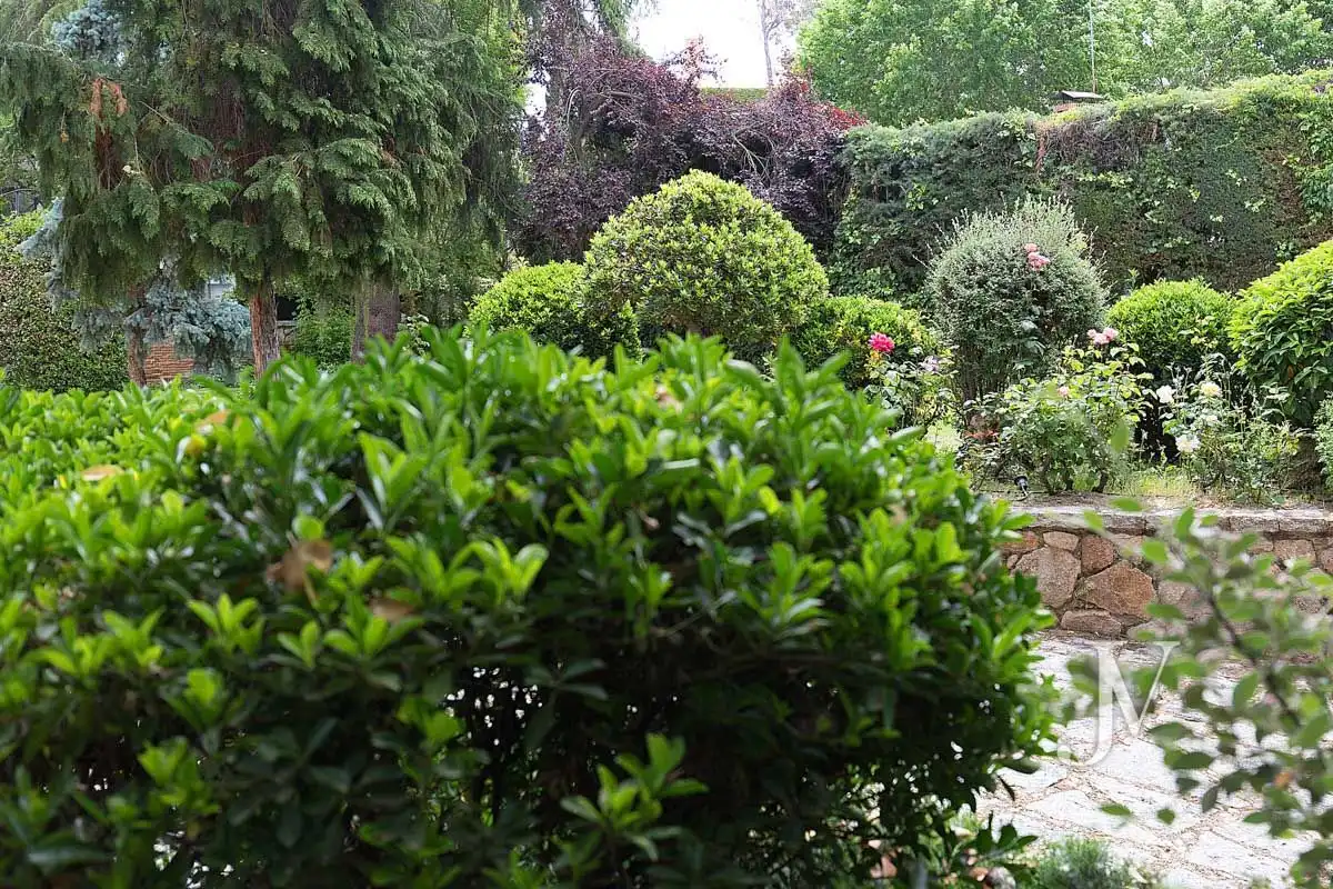 Garden of Houses for rent in Madrid  with Air Conditioner, Heating and Private garden