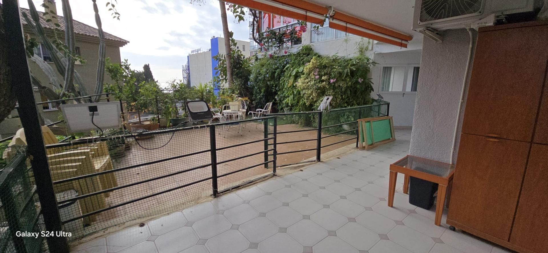 Terraza de Apartamento de alquiler en Torremolinos con Aire acondicionado, Calefacción y Terraza