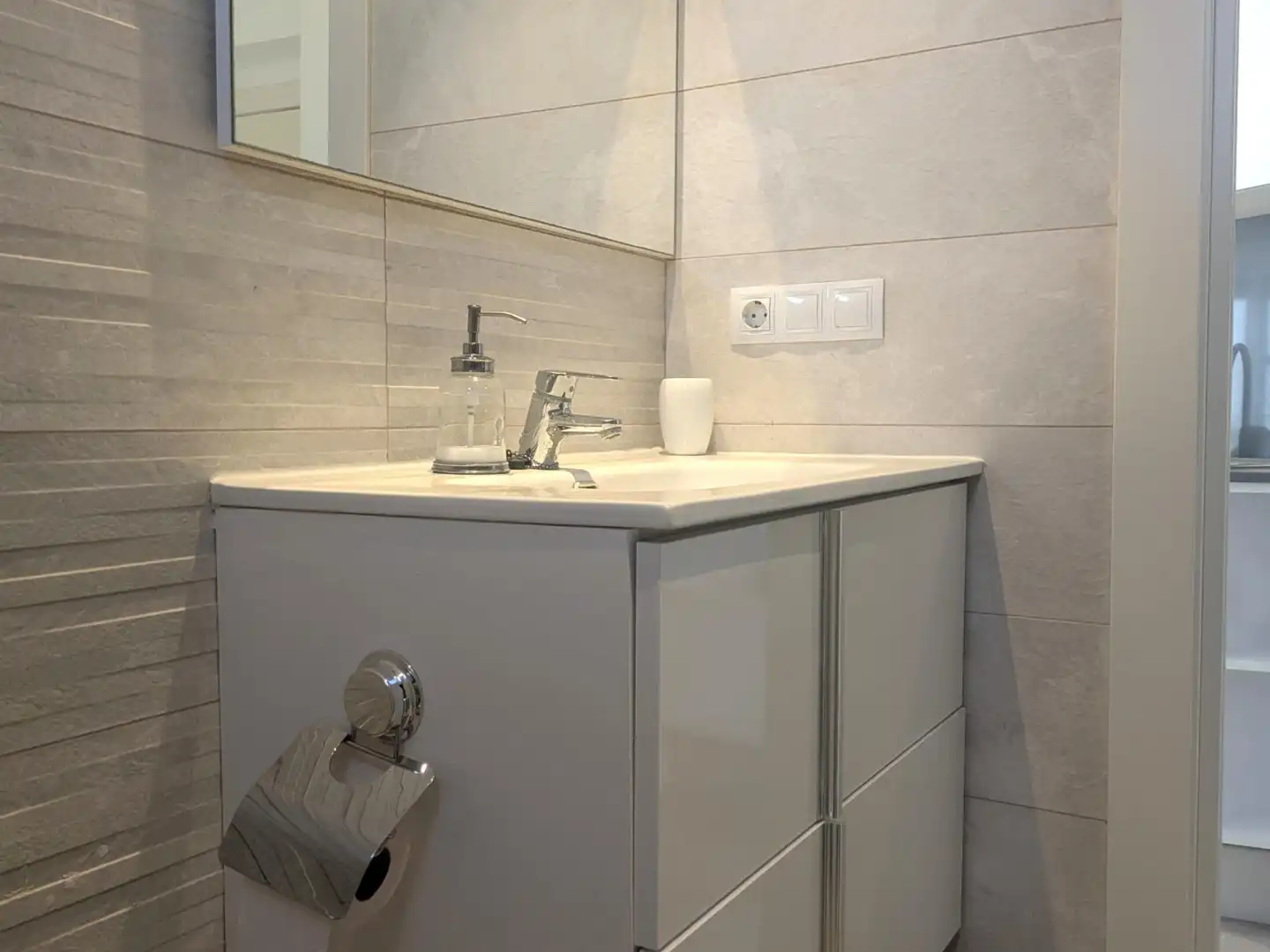 Badezimmer von Dachboden zur Miete in Valencia mit Klimaanlage, Heizung und Terrasse