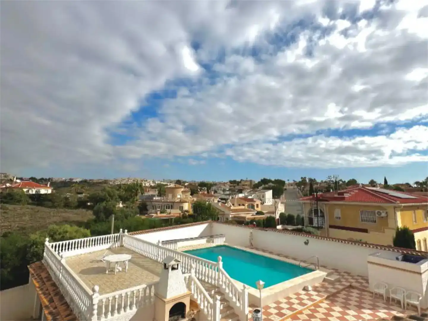 Piscina de Casa o xalet en venda en Rojales amb Aire condicionat, Jardí privat i Traster