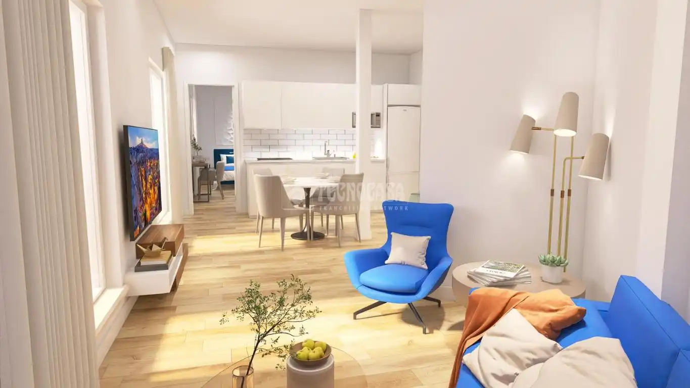 Sala de estar de Piso en venta en Madrid con Aire acondicionado y Terraza