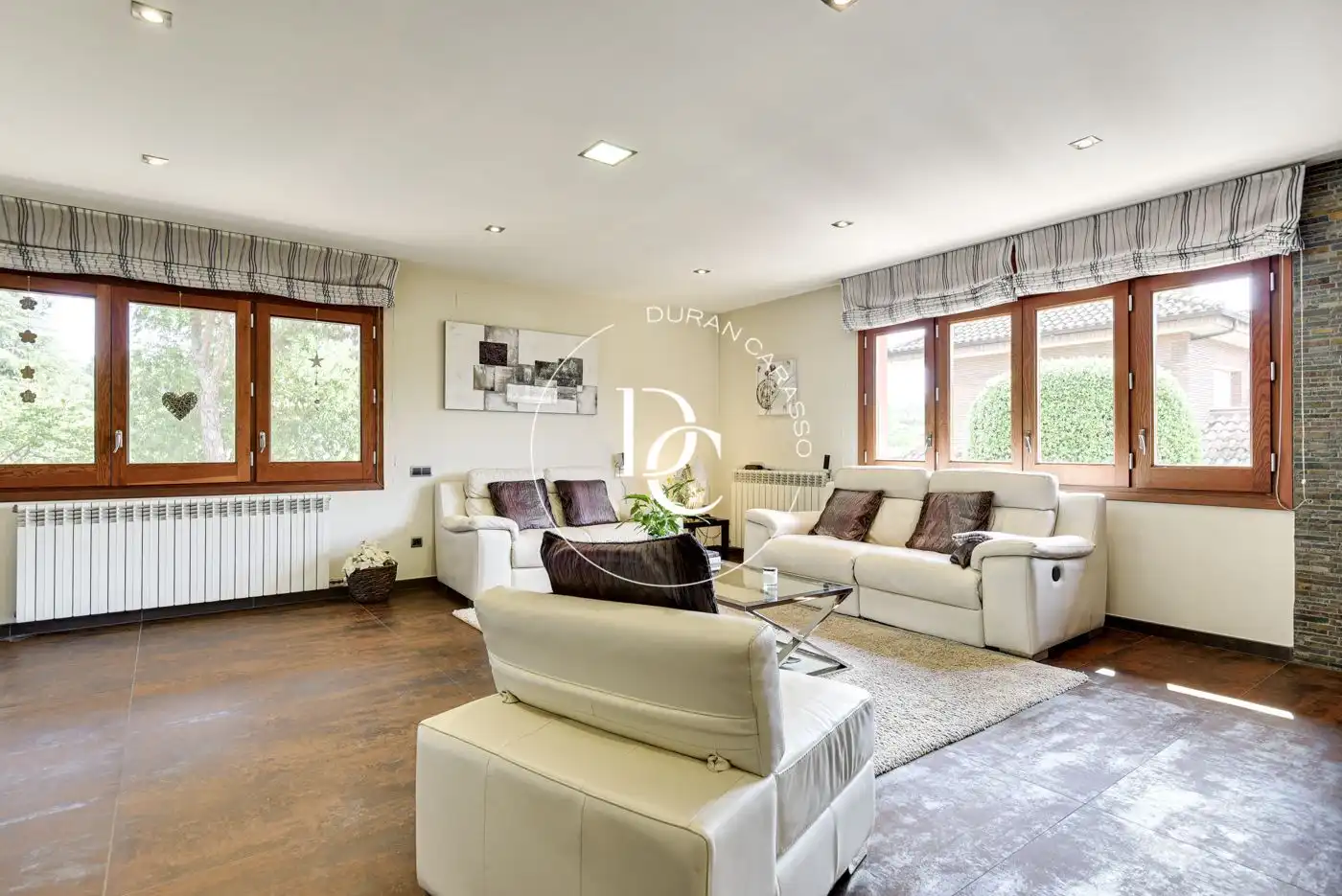 Living room of Houses for sale in Cardedeu  with Heating, Private garden and Furnished