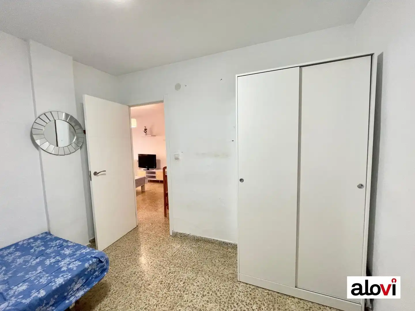 Schlafzimmer von Wohnung zur Miete in Granada mit Terrasse, Möbliert und Balkon