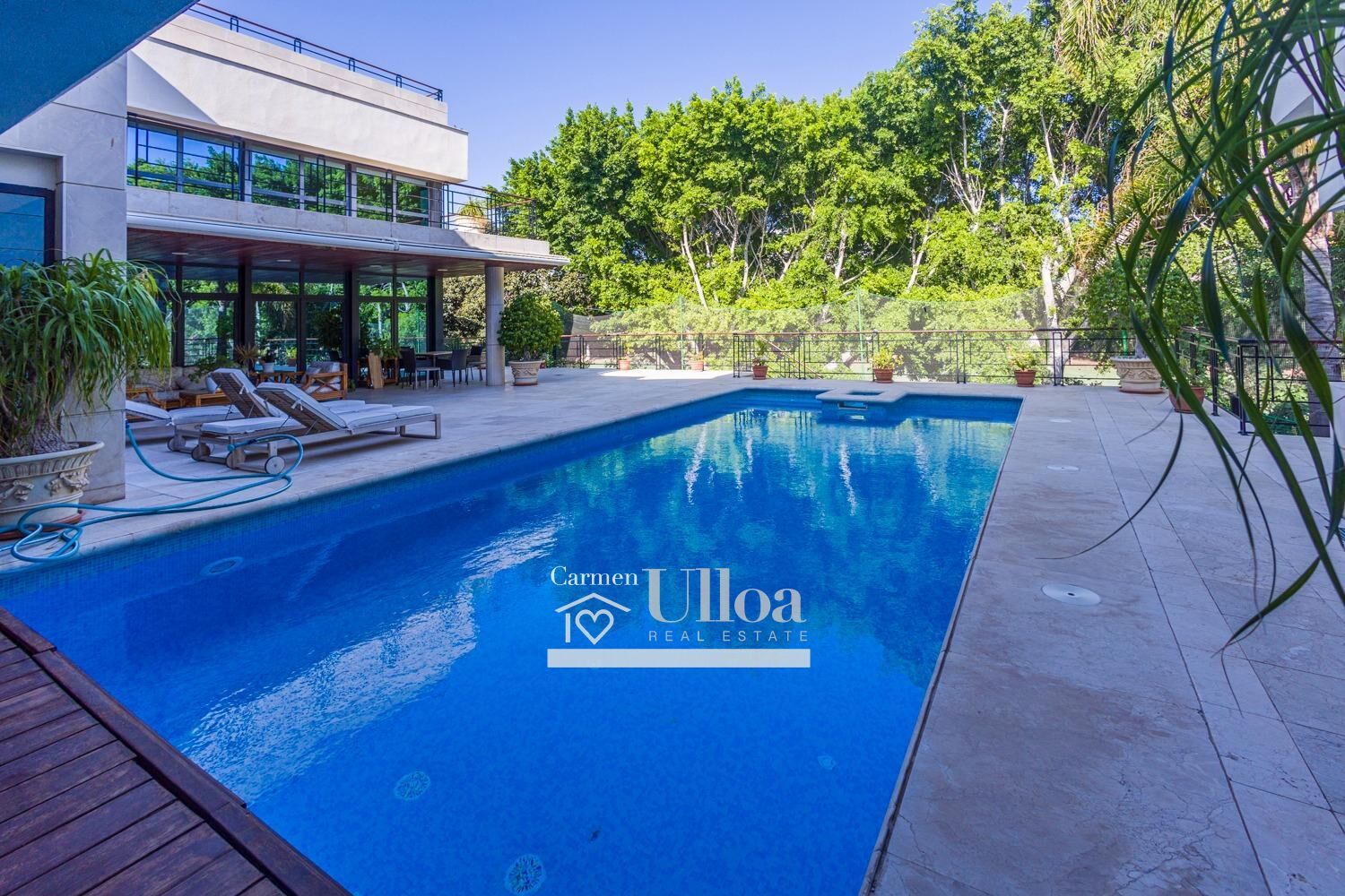 Piscina de Casa o chalet en venta en Alicante / Alacant con Aire acondicionado, Calefacción y Jardín privado