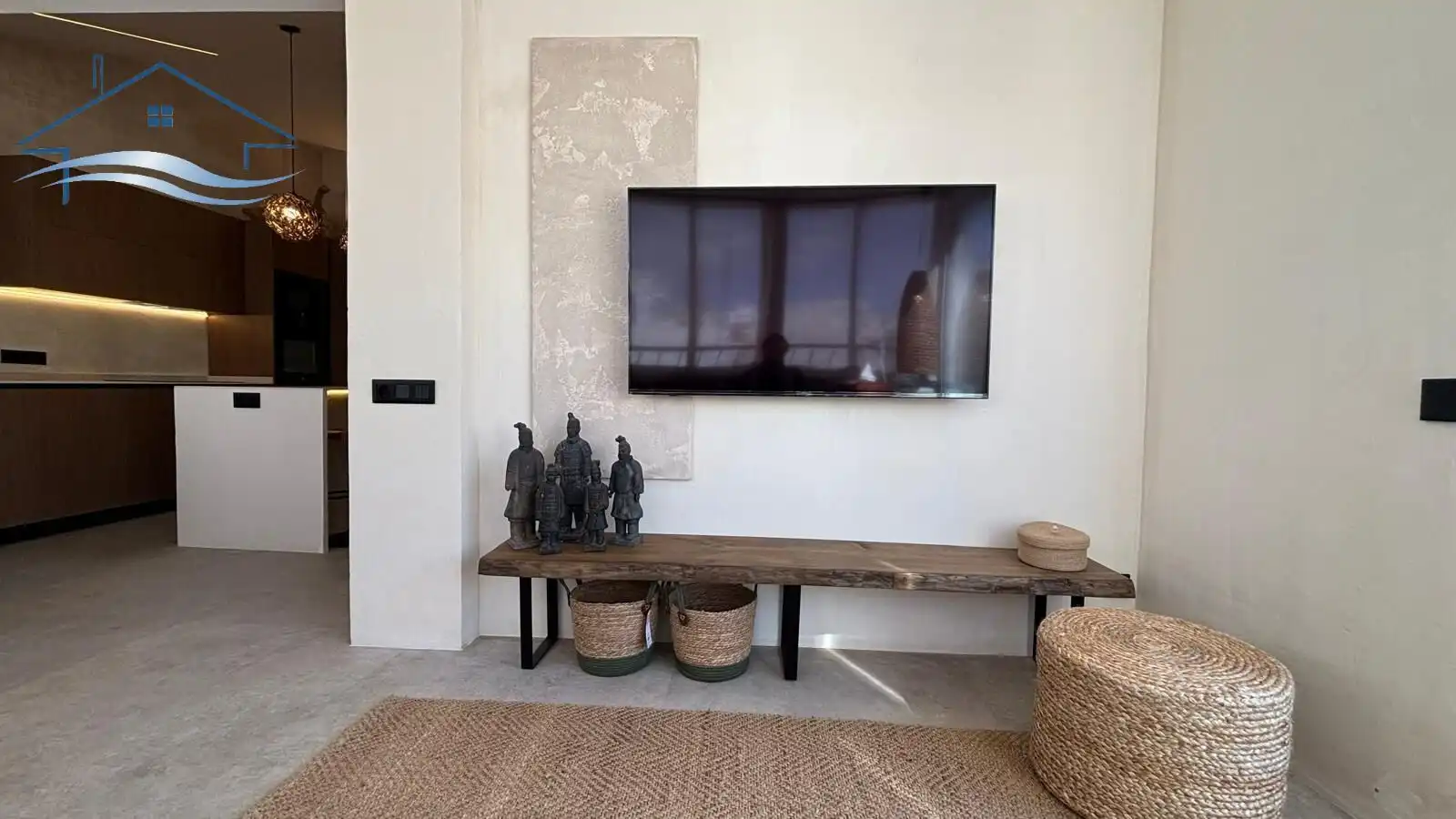 Sala d'estar de Àtic en venda en Alicante / Alacant amb Aire condicionat, Calefacció i Terrassa