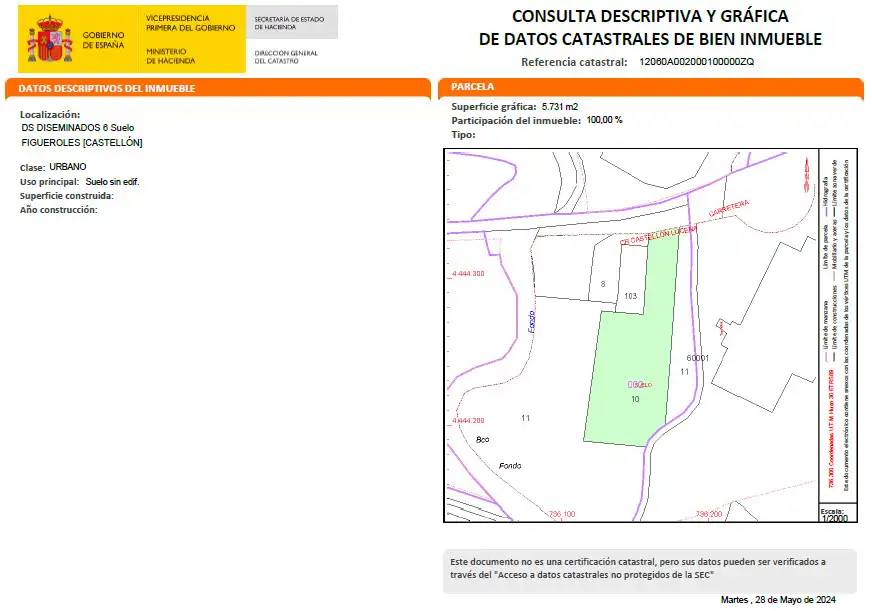 Terreny industrial en venda en Figueroles