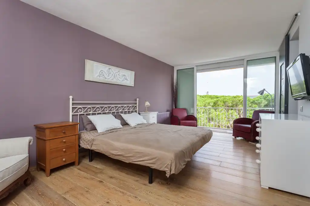 Bedroom of Apartments for rent in Gavà  with Air Conditioner, Heating and Private garden