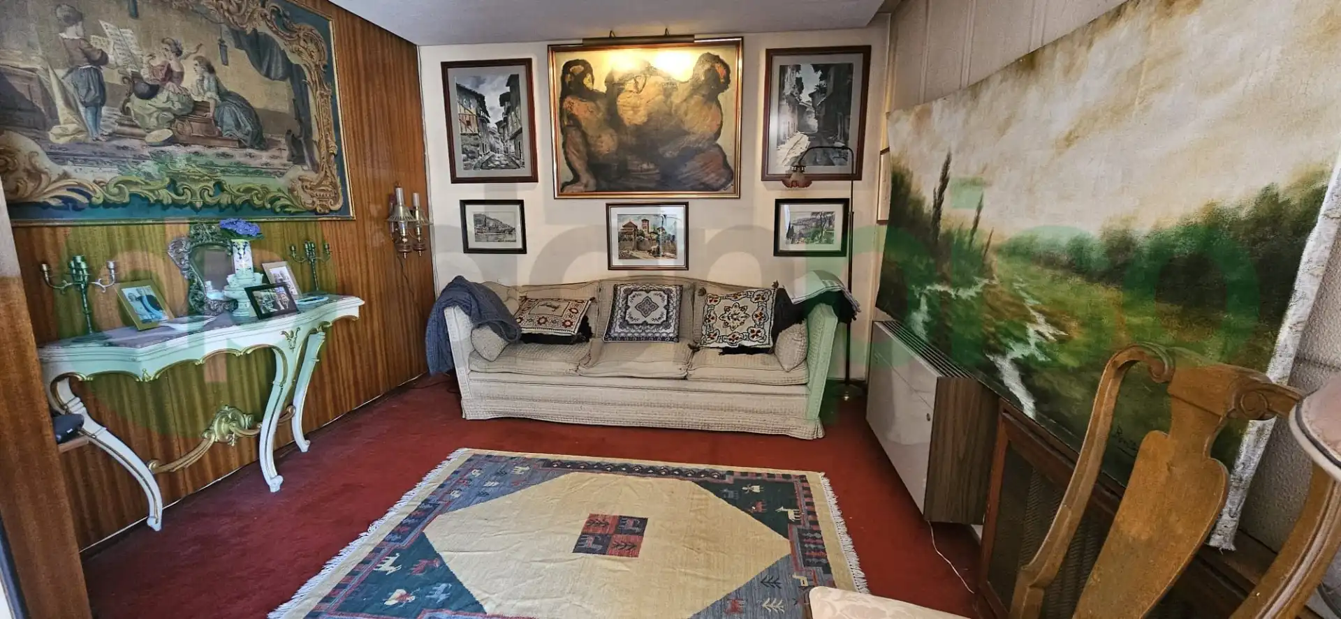 Wohnzimmer von Maisonette zum Verkauf in Madrid mit Klimaanlage, Heizung und Terrasse