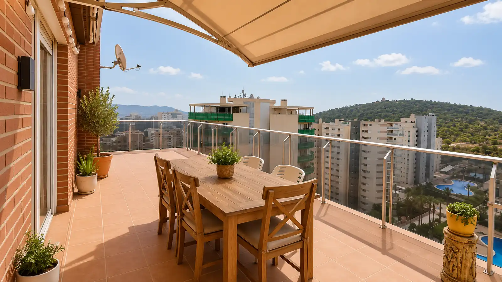 Ático con piscina en venta en La Cala de Villajoyosa, imagen 2