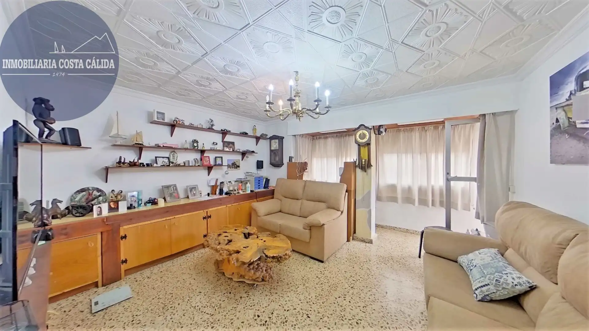 Sala de estar de Piso en venta en Águilas con Aire acondicionado, Calefacción y Terraza