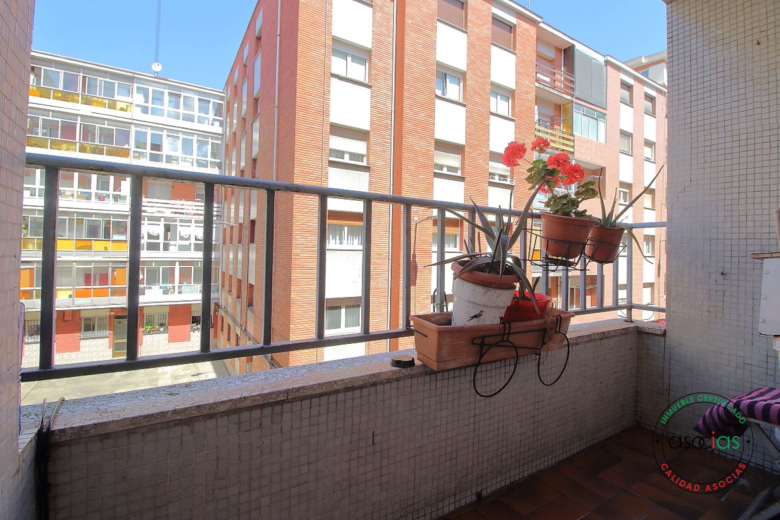 Balcony of Flat for sale in Gijón   with Heating, Parquet flooring and Balcony