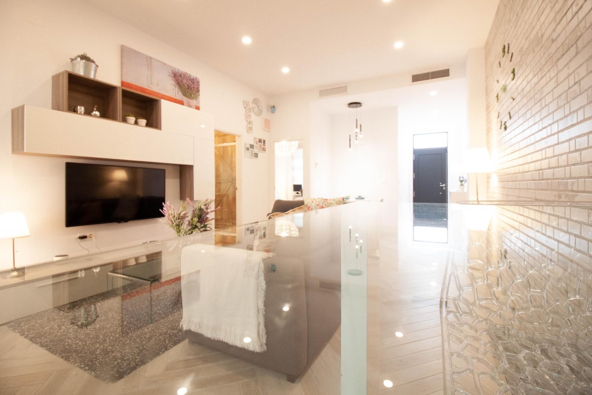 Living room of Planta baja to rent in  Sevilla Capital  with Air Conditioner and Heating