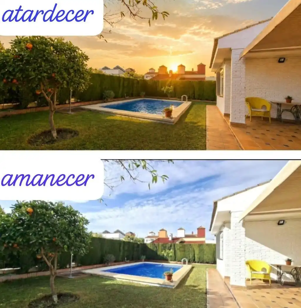 Jardí de Casa o xalet en venda en Gines amb Aire condicionat, Calefacció i Jardí privat