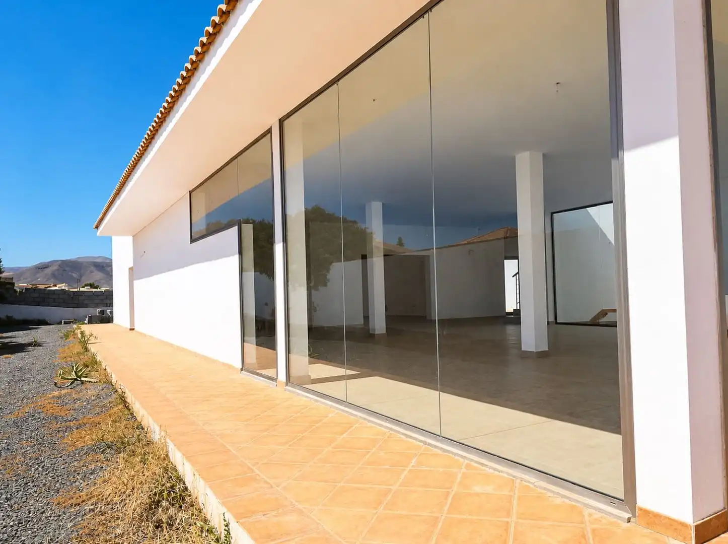 Vista exterior de Casa o xalet en venda en Antigua amb Jardí privat, Terrassa i Traster