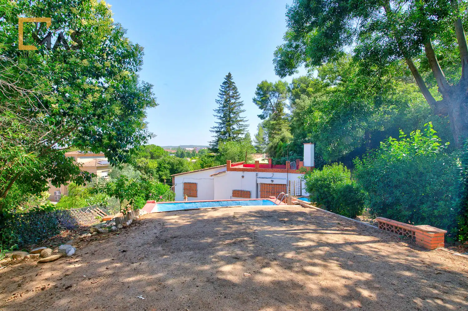 Piscina de Casa o xalet en venda en Sant Cugat del Vallès amb Jardí privat i Piscina