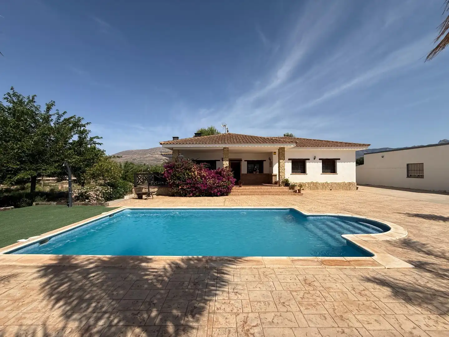 Vista exterior de Casa o chalet en venta en Agost con Terraza y Piscina