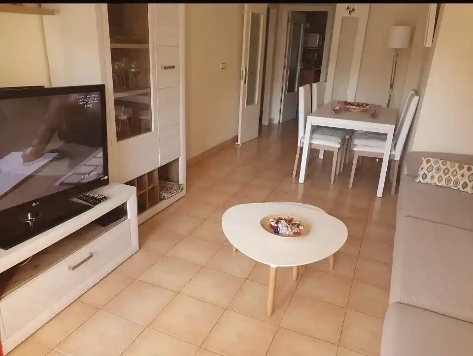 Sala d'estar de Apartament en venda en Cartagena amb Aire condicionat, Piscina i Balcó