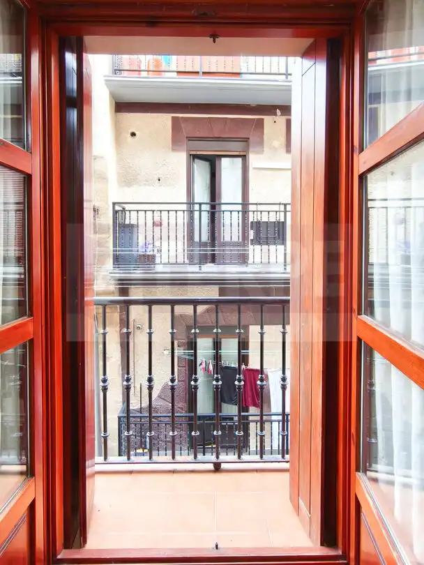 Balcony of Flat for sale in Errenteria  with Heating, Furnished and Balcony