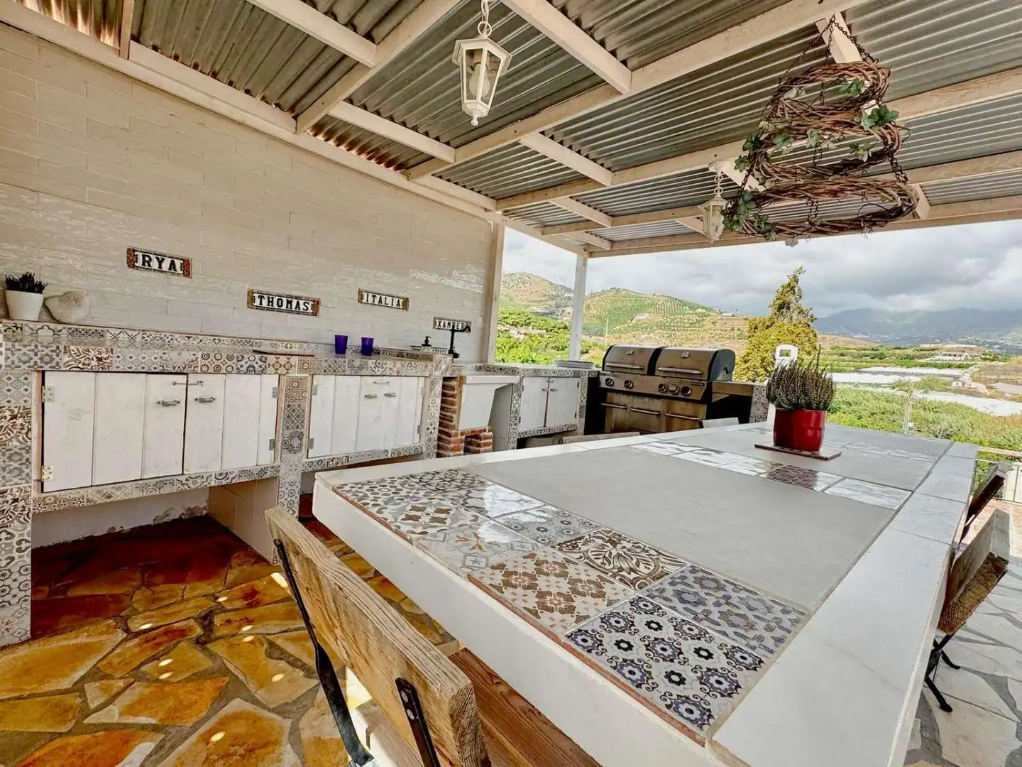 Terrassa de Casa o xalet en venda en Nerja amb Aire condicionat i Piscina