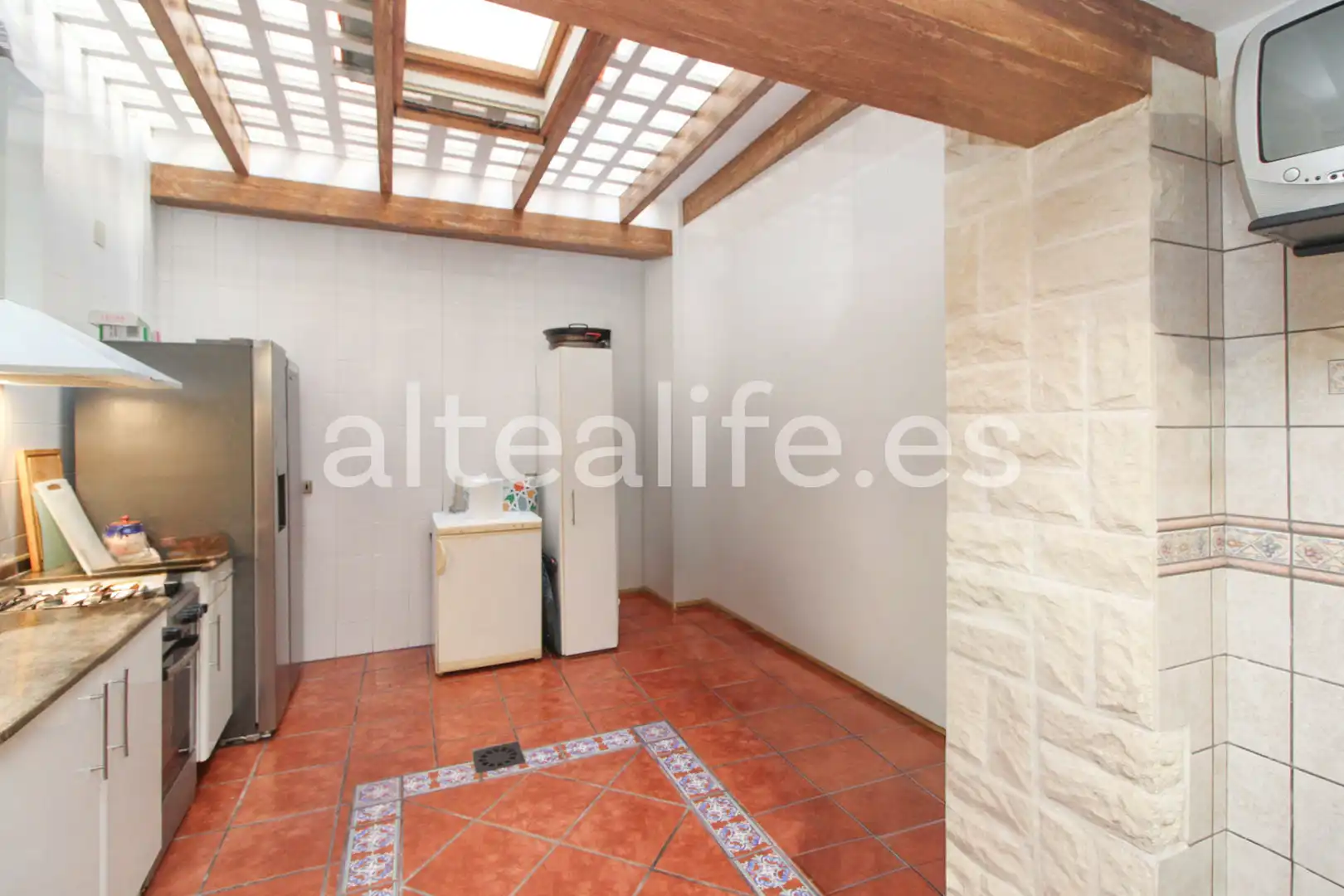 Cuina de Finca rústica en venda en Polop amb Aire condicionat, Calefacció i Terrassa