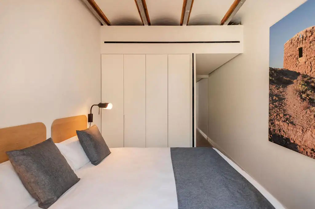 Bedroom of Apartments for rent in Valencia  with Air Conditioner, Heating and Furnished